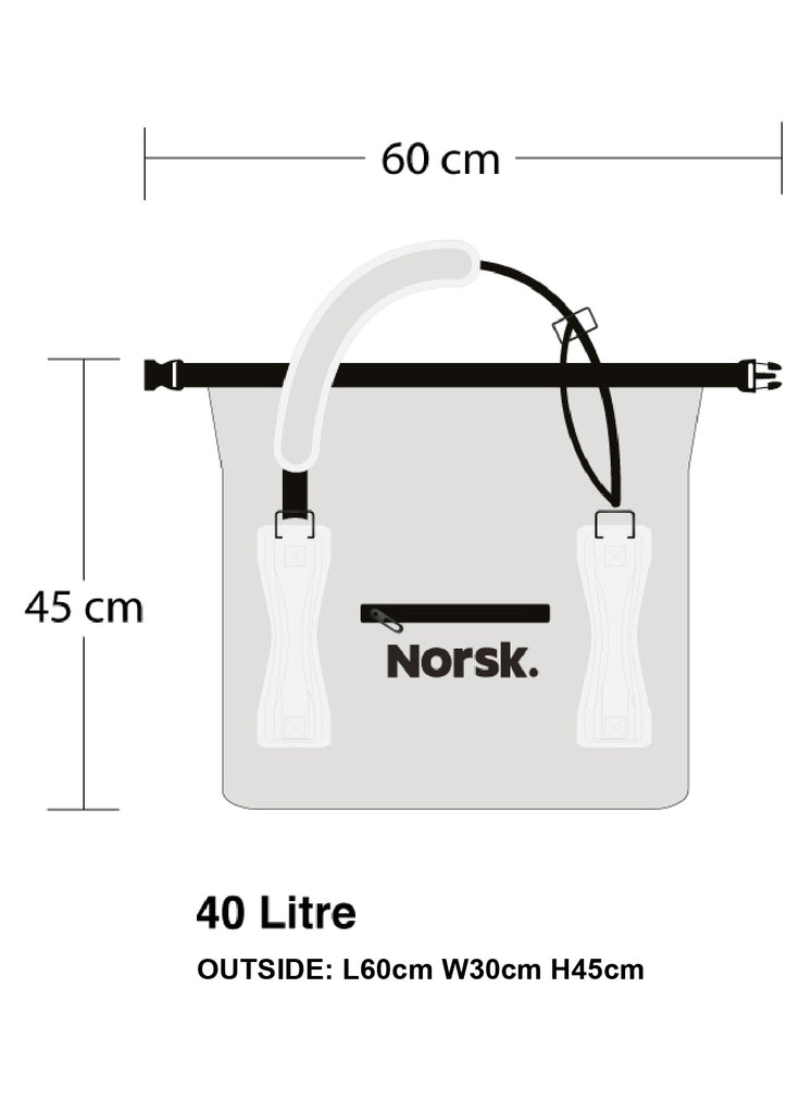 NORSK WATERPROOF ADVENTURE BAG 40 LITRE